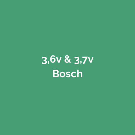 3,6v & 3,7v Bosch