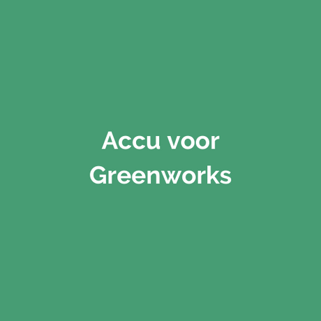 Accu voor Greenworks