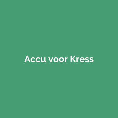 Accu voor Kress