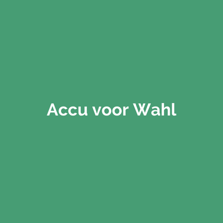 Accu voor Wahl