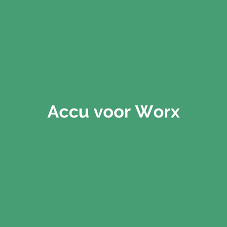 Accu voor Worx