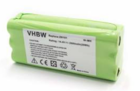 Stofzuigeraccu voor Ecovacs Dibea 14.4V 2000mAh 2,0Ah Ni-MH Replacement 