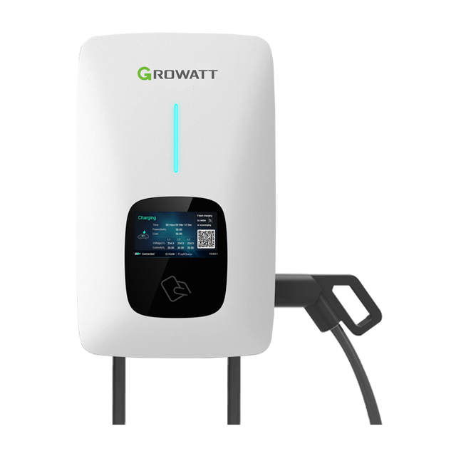 Laadpaal Growatt THOR 11kW/22kW Wifi RFID 4G