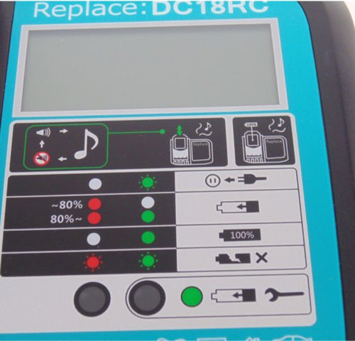 Makita DC18RC DC18RA lader met indicatorscherm Replacement