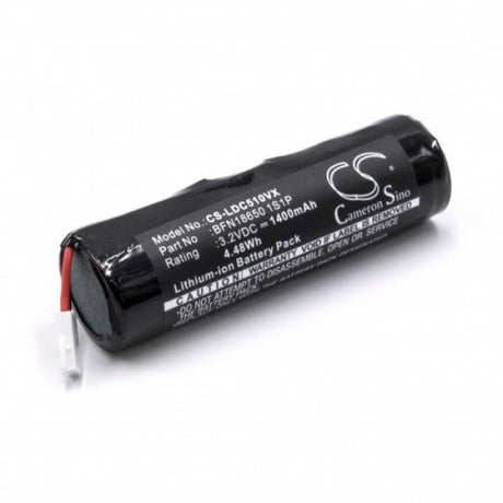 Stofzuigeraccu voor Leifheit Dry & Clean 3.2V 1400mAh 1,4Ah Li-Ion Replacement 51000 51002 51113 51114